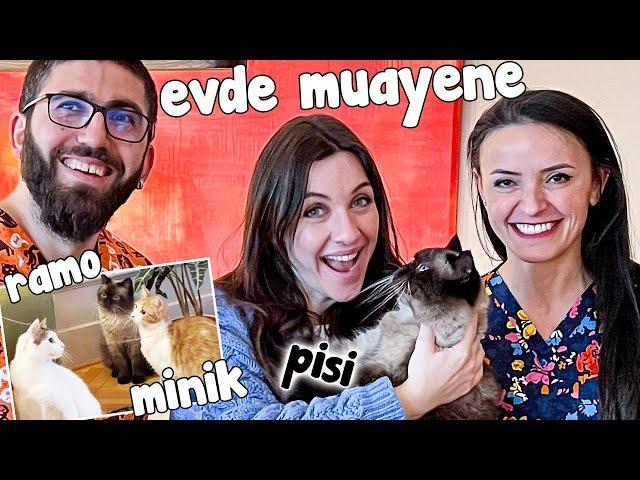 MERVE ÖZKAYNAK ve Kedileri | Pisi Ramo Minik | Evde Muayene