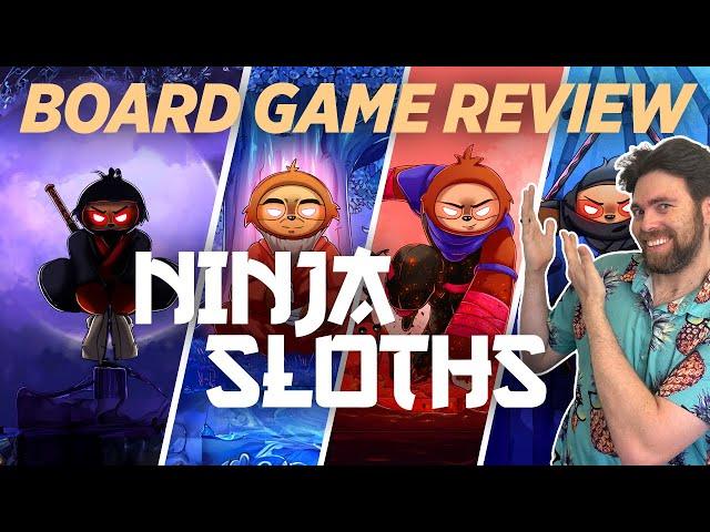 Ninja Sloths - Board Game Review