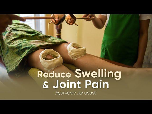 Ayurvedic knee treatment (Janubasti) at Oneworld Ayurveda in Ubud, Bali