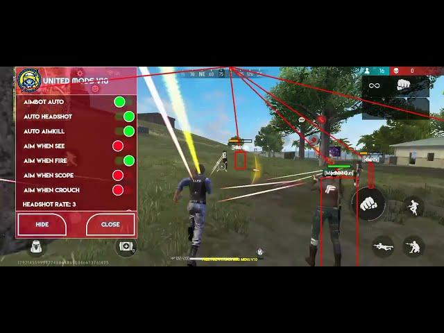 Free Fire Hack Auto Kill Headshot  | United Mods Hack Free Fire | Free Fire Max Hack 