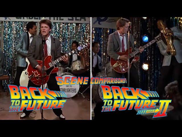 Back to the Future Scene Comparisons! BTTF PT1+PT2+PT3!