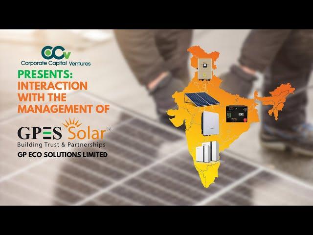 Interaction with the Management of GP Eco Solutions India Ltd.