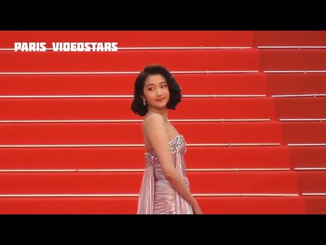 Guan Xiaotong 关晓彤 on the red carpet @ Cannes 14 may 2024 Film Festival