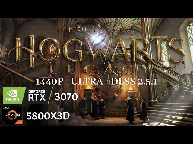 Hogwarts Legacy (1440P ULTRA QUALITY DLSS 2.5.1)  | RTX 3070 8GB | Ryzen 7 5800X3D