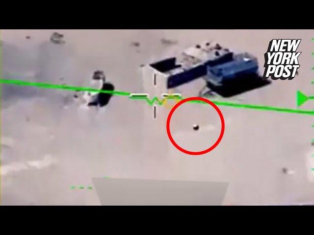 Pentagon releases video of UFO flying over active combat zone in Middle East | New York Post