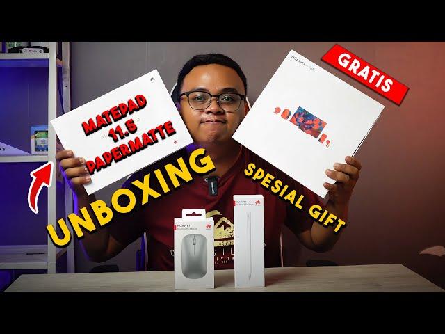 UNBOXING Huawei MatePad 11.5 Papermatte Edition - Gak Nyangka Dapat Sebanyak Ini!