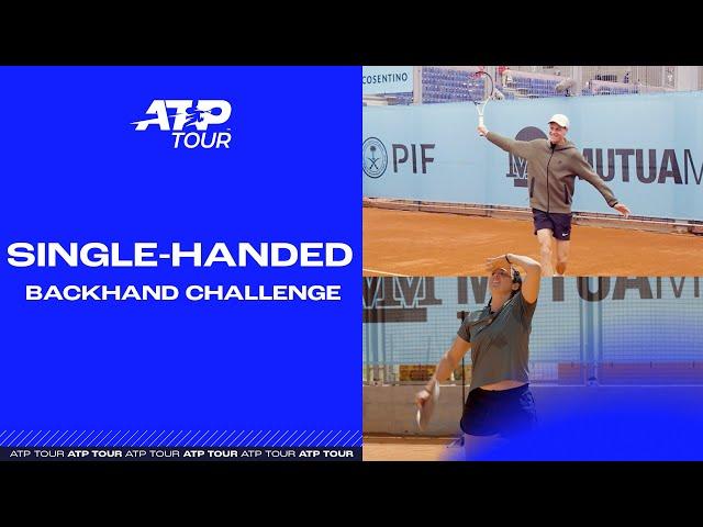 We made players to switch single-handed backhands! 