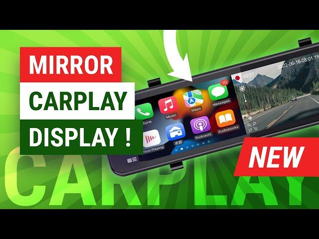 Smart Car Mirror with Wireless Apple CarPlay Android Auto and Dashcam | Coral Vision R9 Review