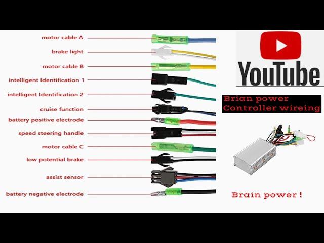 350w  Brushless DC motor controller wiring !￼