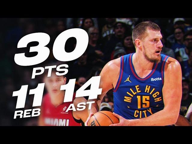 Nikola Jokić's Third Consecutive TRIPLE-DOUBLE! | November 8, 2024