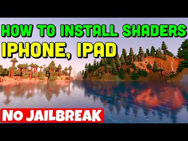 How To Install Shaders in MCPE iOS (Working Tutorial) (NO JAILBREAK) (iPad iPhone) 2024