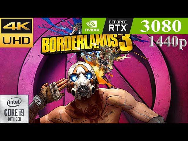 Borderlands 3: RTX 3080 | 1440p | Settings Badass, Ultra, High, Medium & Very Low | PC FPS Benchmark