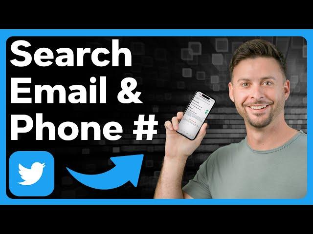 How To Find Someone's Twitter Username Using Email Or Phone Number