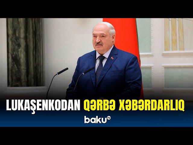 Qərb yeni "səlib yürüşü"nə başlayıb | Belarus Prezidenti