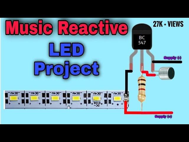 Music Reactive LED Strip Make Very Easy | DIY Music Reactive LED | Simple  Music Reactive LED