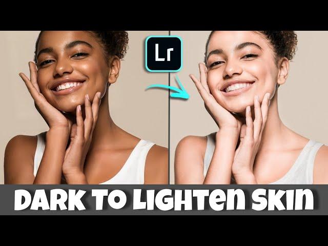 Dark To Lighten Skin | Skin Lighten Up Trick | In Lightroom Step By Step