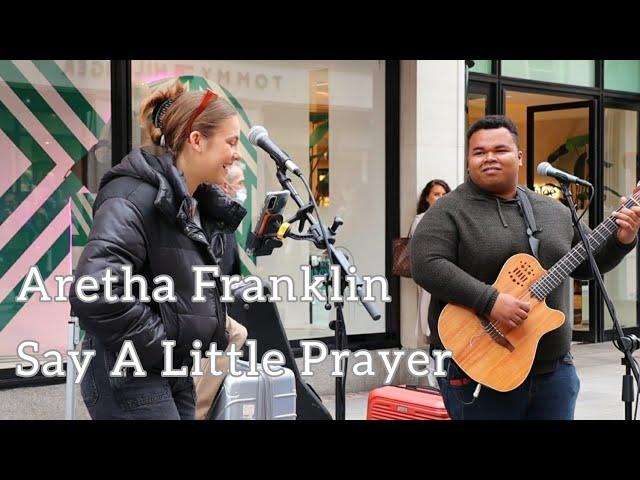 FABIO'S CRAZY HIGH NOTES | Aretha Franklin - Say A Little Prayer | Allie Sherlock & Fabio Cover