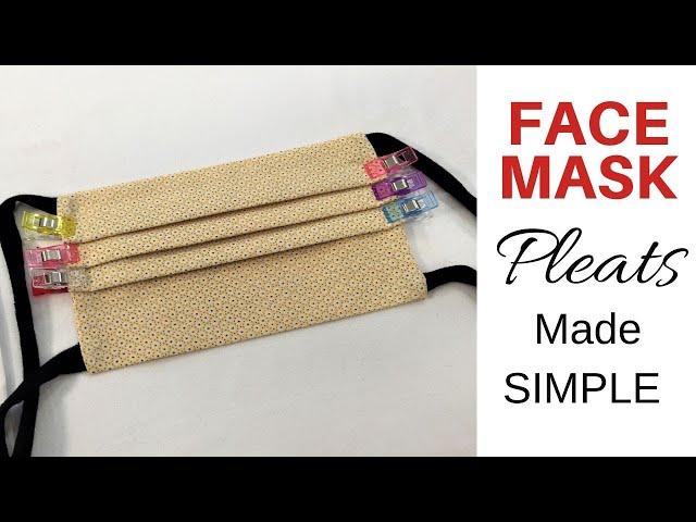 diy Face Mask Pleats Made Simple