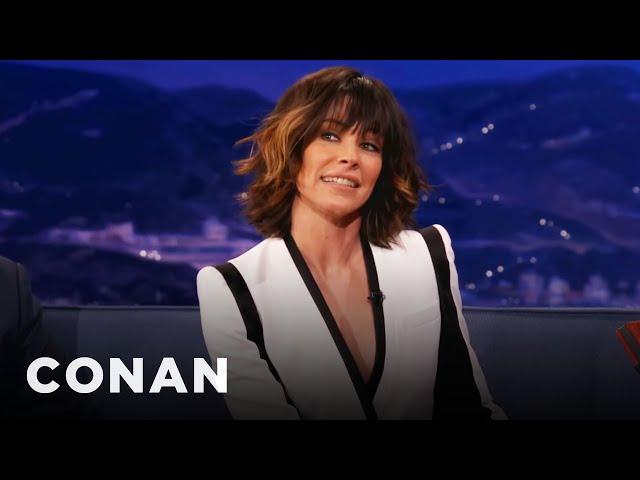 Evangeline Lilly Speaks Super-Sensual Elvish | CONAN on TBS