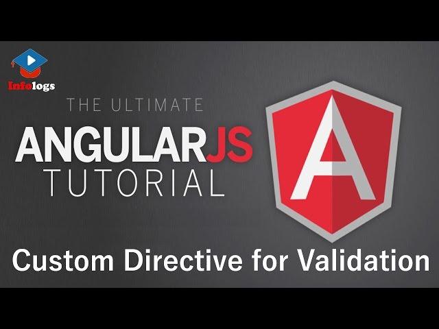 AngularJS Video Tutorials - Custom Directive for Validation