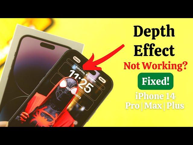 Fix- iOS Lock Screen Depth Effect Not Working! [Wallpaper]