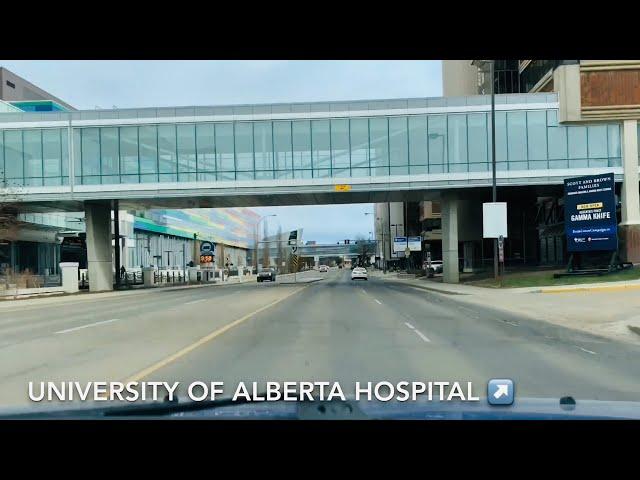 Edmonton - Driving around the University of Alberta (North Campus)