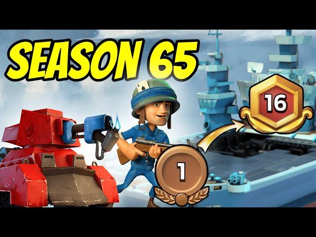 How to Start Season 65! - Boom Beach Warships