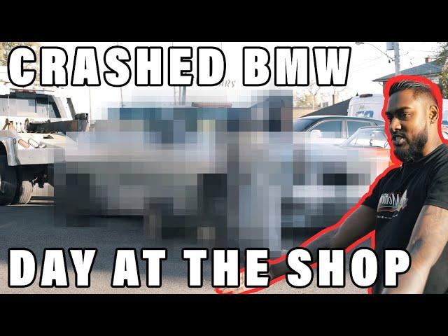 CRASHED BMW + Lots of work around the shop