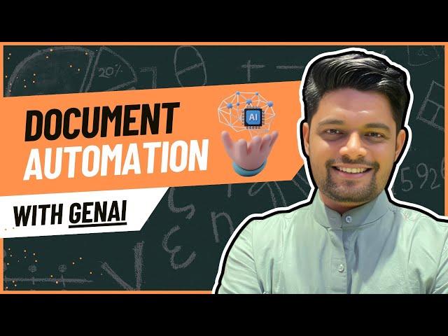 Document Automation with GenAI | AI Document Automation