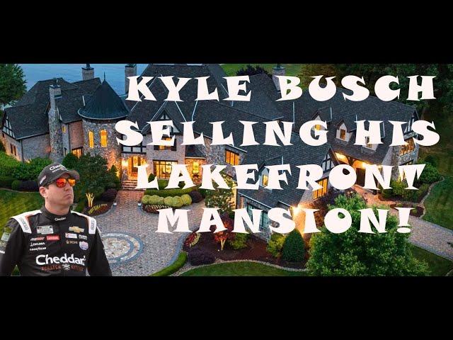 NASCAR- KYLE BUSCH IS SELLING HIS LAKE NORMAN LAKEFRONT MANSION! LET'S TAKE A LOOK INSIDE.