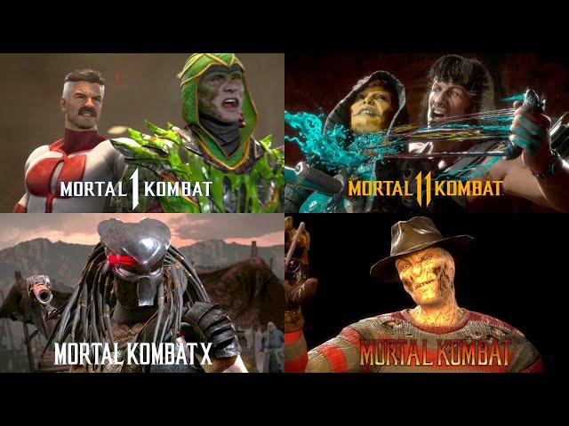 Mortal Kombat - All Guest Characters Fatalities 2011 - 2024 (MK9 - MK1)