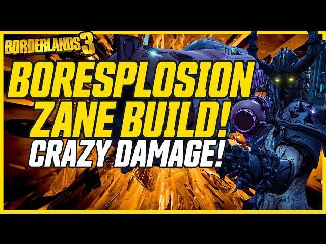 BORESPLOSION ZANE! Insane Eraser Damage! // Best Zane Builds // Borderlands 3