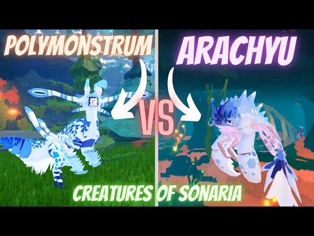 POLYMONSTRUM VS ARACHYU! || Creatures of Sonaria