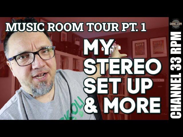 My stereo set up | Music room tour part 1