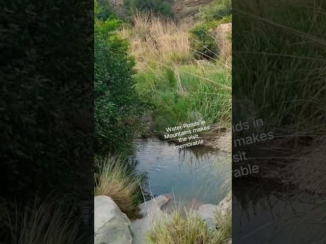 Water ponds in mountains makes the visit memorable. #lake #nature #wildlife #waterfall #waterpond