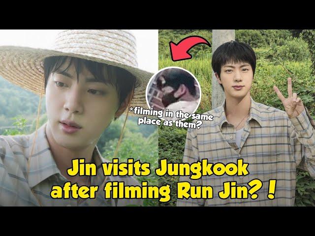 After filming Run Seokjin in Yeoncheon, Jin visits Jungkook at the 5th Division Military Base?!