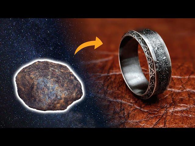 Making a Ring with 1-Million-Year-Old Meteorite!