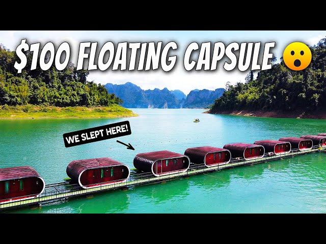 Thailand’s Only Floating Capsule Hotel  Khao Sok National Park