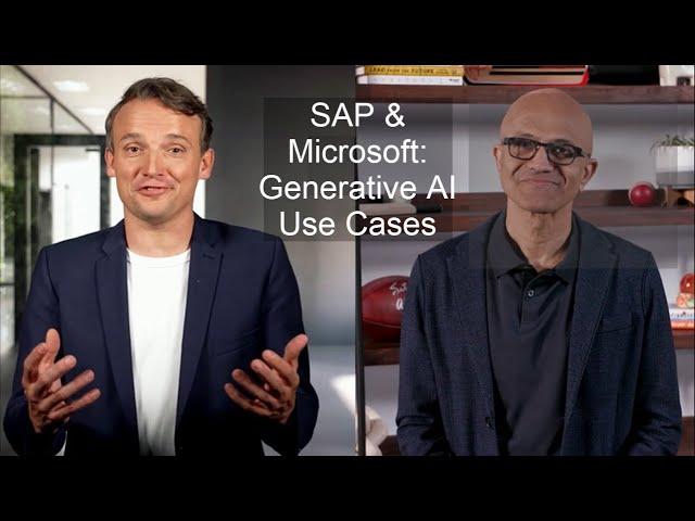 SAP & Microsoft: Generative AI Use Cases | SAP Sapphire 2023