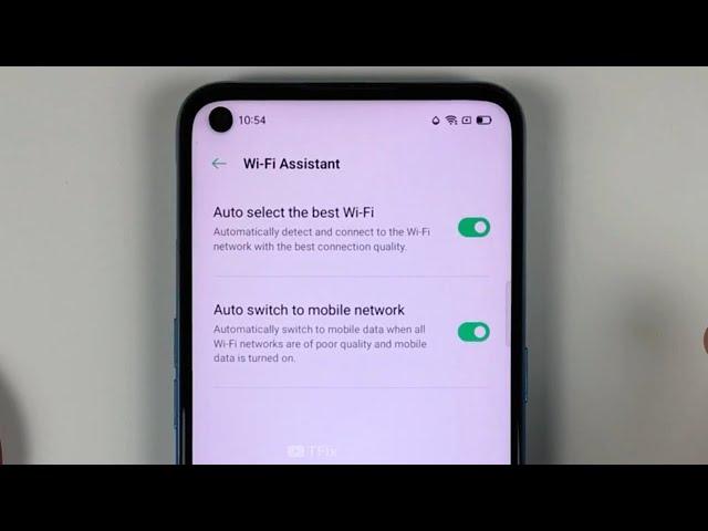 Auto select the best Wifi, Auto switch to mobile network OPPO A53 Android 10