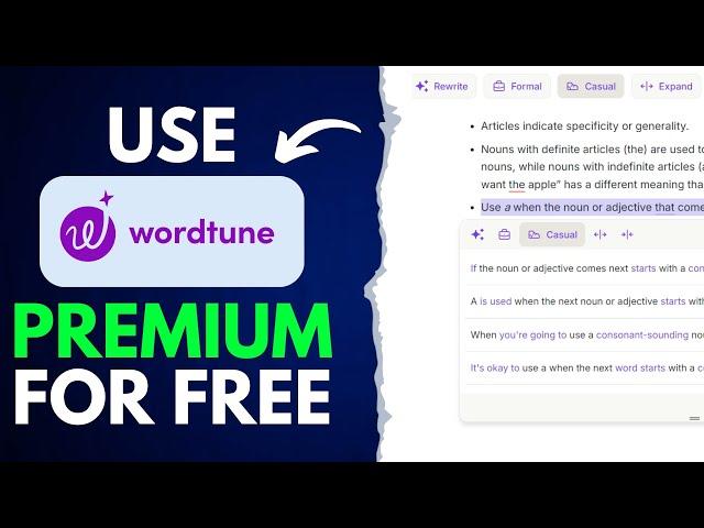 Wordtune get free lifetime 2024-25: how to get wordtune for free lifetime