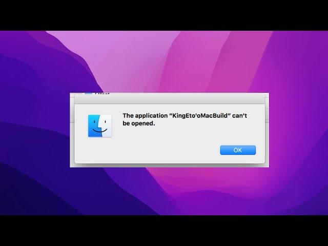 The Application Can’t Be Opened On Mac