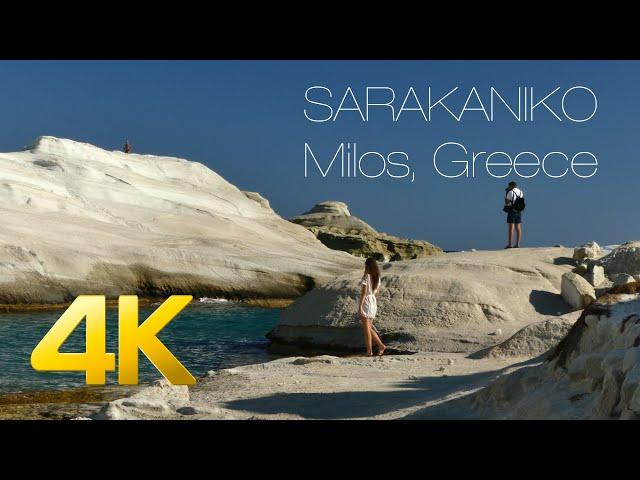 Sarakiniko, Milos with primeguides.net 4K 60 second guide