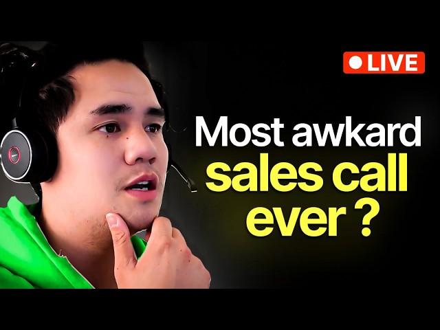 Is this the most awkward insurance sales call? *Live Sales Call*