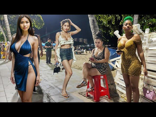 Pattaya Beach Road Scenes, Freelancers! - 2024