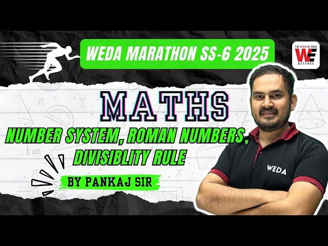 MATHS MARATHON CLASS Sainik School | RMS |  Navodaya Vidyalaya Entrance Exam Preparation