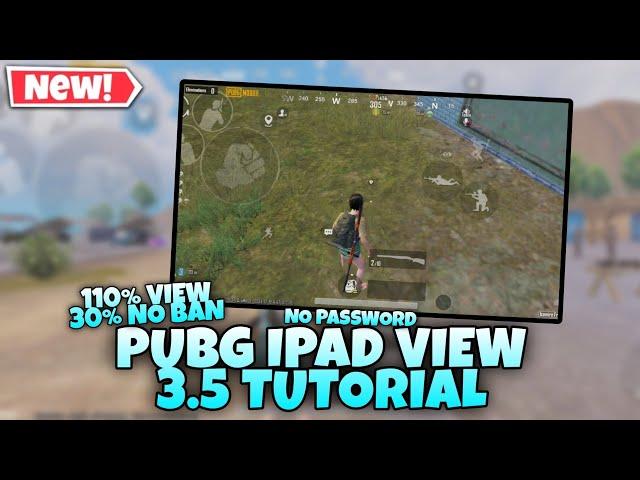 IPAD VIEW 3.5 SCRIPT PUBG 110% VIEW | PUBG MOBILE SCRIPT