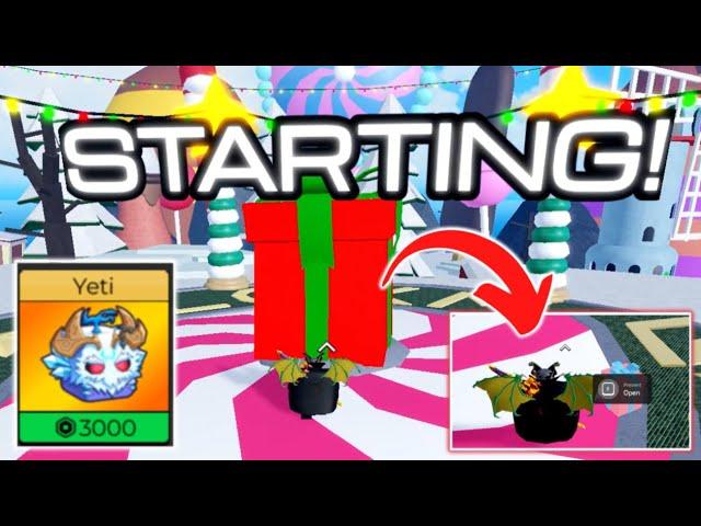 Blox Fruits Holiday Event Showcase! FREE FRUITS/PRESENTS | Blox Fruits Yeti Update