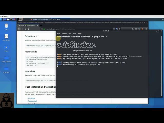 Subfinder | Subdomain Discovery Tool | Subdomain Enumeration | Latest Version : v2 | Kali Linux