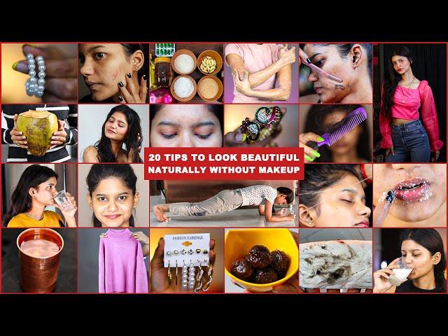 20 Tips To Look BEAUTIFUL WITHOUT MAKEUP  Grooming Tips You Should Know | #anchalshukla